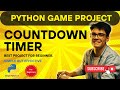 Build a Countdown Timer in Python with Colorful GUI | No External Libraries! | Simple Python Lab