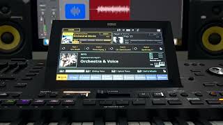 Korg Pa5x - Orchestral Movie - Movie \u0026 Show Category - Style Element - OS V 1.3.0 new sound