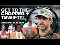 🚨 GET TO THE CHOPPER! 🚨 Aaron Rodgers QUESTIONS AI & Taylor Swift rumors | The Pat McAfee Show