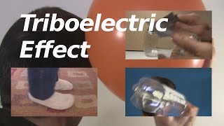 Triboelectric effect/series or triboelectricity