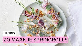 Handig: zo maak je springrolls