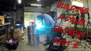 SDSBBQ - Making a 55 Gallon Steel Drum Smoker - Part 2