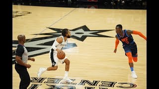 San Antonio Spurs Hit 14 Straight 3-Pointers Against Oklahoma City Thunder | Jan. 10, 2019