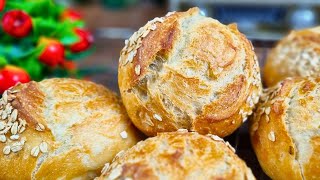 Quick Easy Delicious Bread Roll Recipe🍞Crispy on the outside, soft on the inside👍perfect recipe