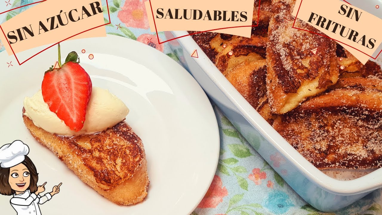 Torrijas De Leche Muy Fáciles Y Deliciosas | SALUDABLES, SIN AZÚCAR - YouTube