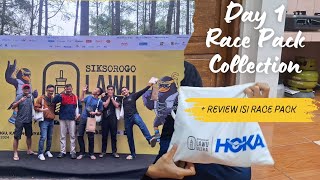 Day 1, Race Pack Collection + Review Isi Race Pack Siksorogo Lawu Ultra 2024