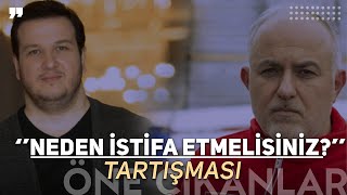 KEREM KINIK VE ŞAHAN GÖKBAKAR ARASINDA ''NEDEN İSTİFA ETMELİSİNİZ?'' TARTIŞMASI!