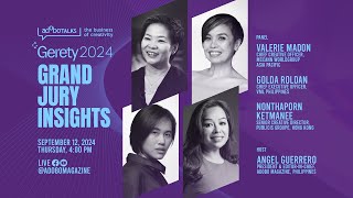 adobo Talks x Gerety Awards 2024: Grand Jury Insights Panel