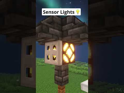 Luces con sensor de Minecraft #shorts