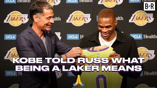 Russell Westbrook Reflects On Kobe Bryant At Lakers Intro Press Conference