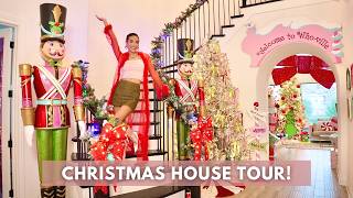 Christmas House Tour 2024 | Whoville \u0026 Grinch Theme! (DIY, Maximalist, Colorful, Vintage Decor)