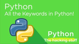 All KEYWORDS IN PYTHON