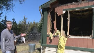 Couple returns to burned home in Lolo; Mormon Creek Fire human caused