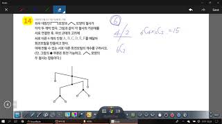 창규야 모의고사기출 공통 2007 3월 좌우 대칭인 회전모빌에 서로 다른 6개의 인형을 매달아