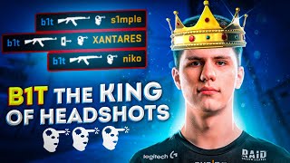 B1T - THE KING OF HEADSHOTS. NAVI B1T CS:GO MONTAGE (HIGHLIGHTS)