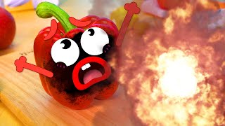 Series9 | Secret Life Of Stuff Fruits And Vegetables Doodles Animation | 3D Cute Food Talking Things