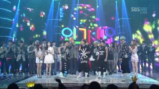 뮤티즌 송 BIG BANG [BLUE] @SBS Inkigayo 인기가요 20120318