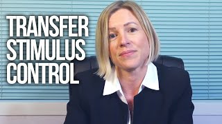 Transfer of Stimulus Control│Verbal Behavior│ABA
