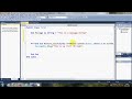 Visual Basic  NET Tutorial   Beginners   Variable Declaration in Visual Basic