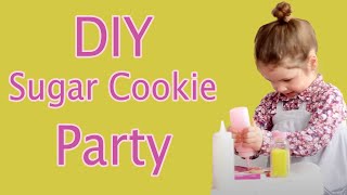 How to throw a sugar cookie decorating party for kids!