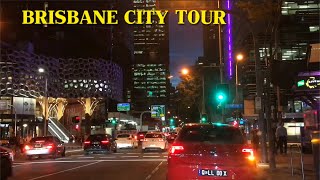 BRISBANE CITY NIGHT TIME DRIVING TOUR || QUEENSLAND AUSTRALIA