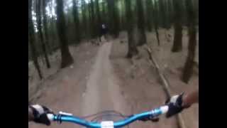Cwm Carn - handlebars are too wide for this!