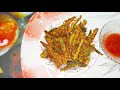 crispy bhindi fry instant recipe kurkuri bhindi punjabi style karari bhindi