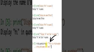 Learn Python Triple Quoted Stings