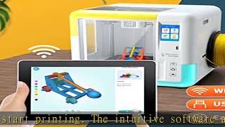 AOSEED X-Maker 3D Printer for Kids and Beginners, Fully Assembled 3D Printer with Leveling-Free Bed