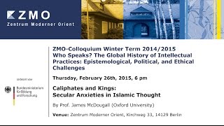 ZMO-Colloquium: James McDougall on \