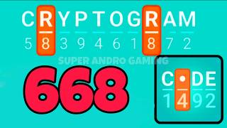 CRYPTOGRAM 668