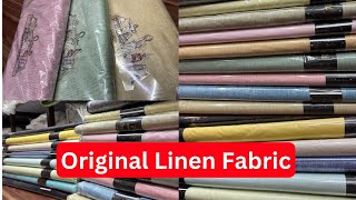 Original Linen Fabric Wholesale Market | Shirt Pant Fabric Wholesale Market Surat