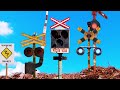 【踏切アニメ】蛇が怖すぎるふみきりカンカン😂😂😂the railroad crossing that gets overly scared of a snake