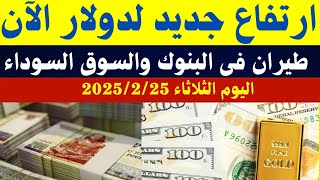 سعر الدولار اليوم/أسعار الدولار في مصر اليوم الثلاثاء2025/2/25/سعر الدولار في السوق السوداء في مصر