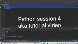Python session 4 aka tutorial video/INNOVATION TO REVOLUTION