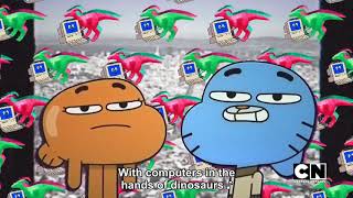 Amazing World of Gumball - The Web - stupidity is # trending