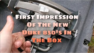 First Impression Of The New Duke 850's In The Box