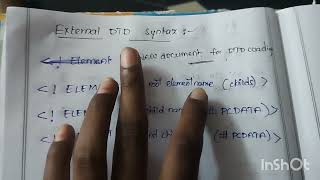 XML DTD external dtd explain in Telugu #xml#dtd#external dtd#telugu