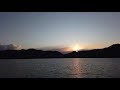 4k relaxing sunset at lake onuma mount akagi japan