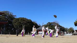 【４K】須賀IZANAI連関東　「天の祝人」★第16回祭りだ！和っしょい/よさこいで鬼退治大作戦/潮音寺/１部/2024.02.03/CanonEos90