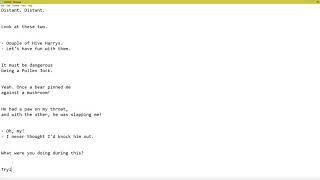 Python writes the whole bee movie script for 1 hour and 50 minutes