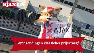 Lucky bekijkt toffe inzendingen mascotteprijsvraag Ajax - Feyenoord