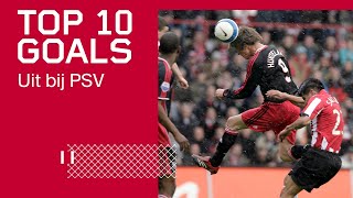 TOP 10 GOALS - Uit bij PSV