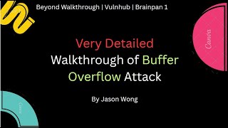 Brainpan:1 VulnHub Full Buffer Overflow Exploit Walkthrough | Step-by-Step Binary Exploitation
