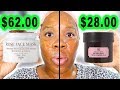 Fresh Rose Face Mask vs. The Body Shop British Rose Fresh Plumping Mask! Skin care DUPES!