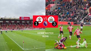 Southampton vs Newcastle United Vlog | 3-1 Defeat VAR Sucks 👎🏼