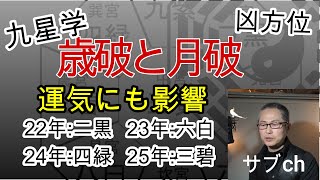 【九星学】歳破と月破【凶方位だけじゃない】運気に影響も！しかし、凶でもない