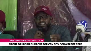 (WATCH) 2023 Election: Group Drum up Support for CBN Gov. Godwin Emefiele