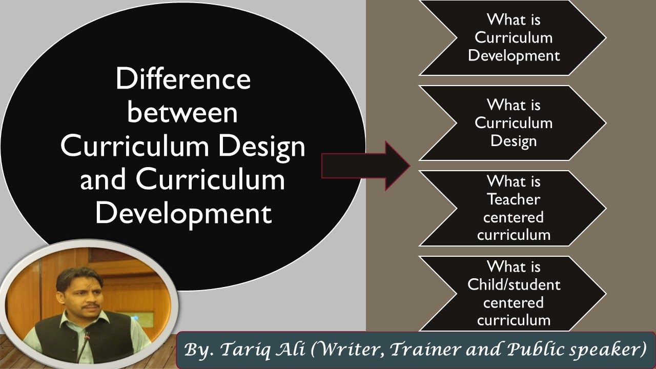 Difference Between Curriculum Development And Curriculum Design - YouTube