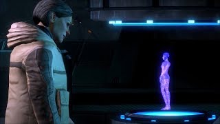 Halo: Reach PC - Dr. Halsey gives Cortana to Noble Team